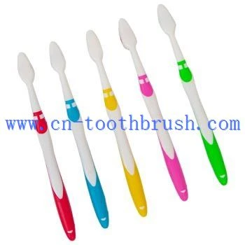 The Back Of Hard Flat Toothbrush With Large Head